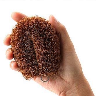 亀の子束子 1号 小【亀の子束子西尾商店 亀の子たわし 亀の子 たわし 束子 パーム キッチン 台所 日本製】