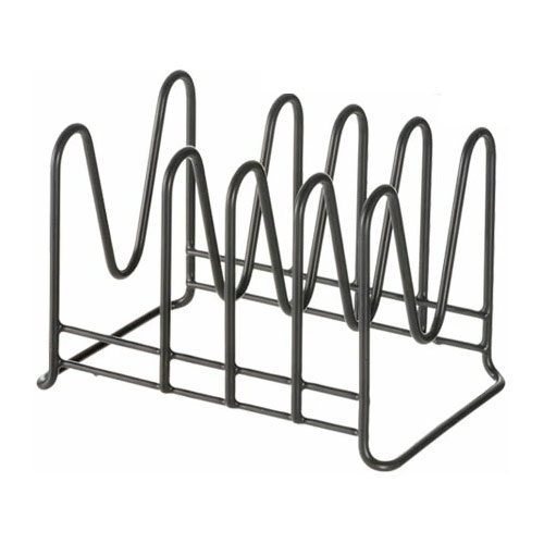 Lacour ラクール マルチグラススタンド ダーク22421-2 22422-9【水切りラック かご シンク上 スリム リッチェル Richell】 ダークグレー