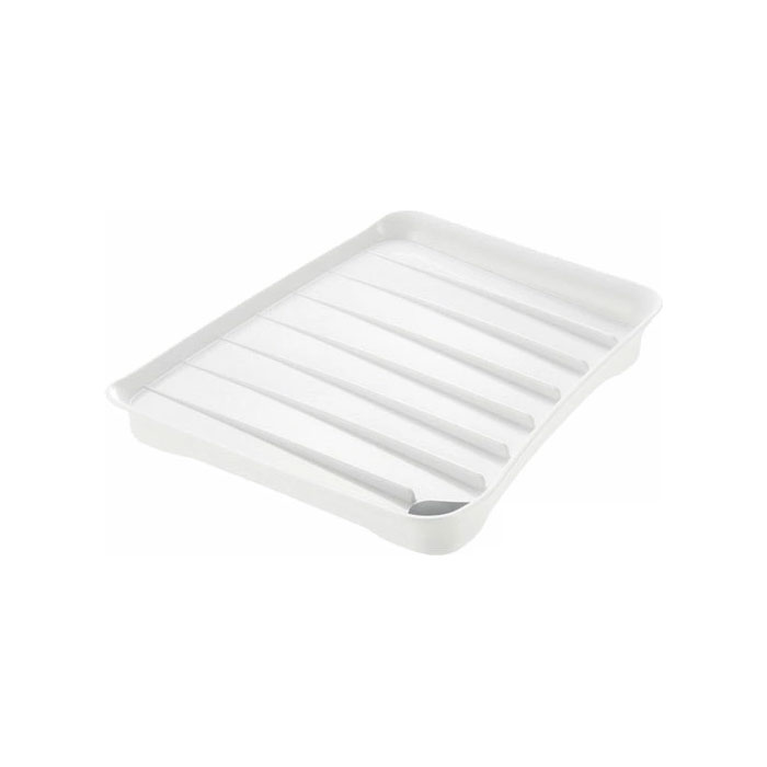 Lacour ラクール ドレイニングトレー XS ダーク22431-1 22432-8【水切りトレーのみ 排水マット シンクトレイ リッチェル Richell】 ホワイト