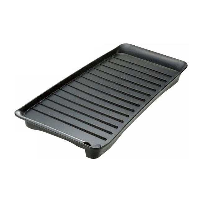 Lacour ラクール ドレイニングトレー S ダーク22441-0 22442-7【水切りトレーのみ 排水マット シンクトレイ リッチェル Richell】 ダークグレー