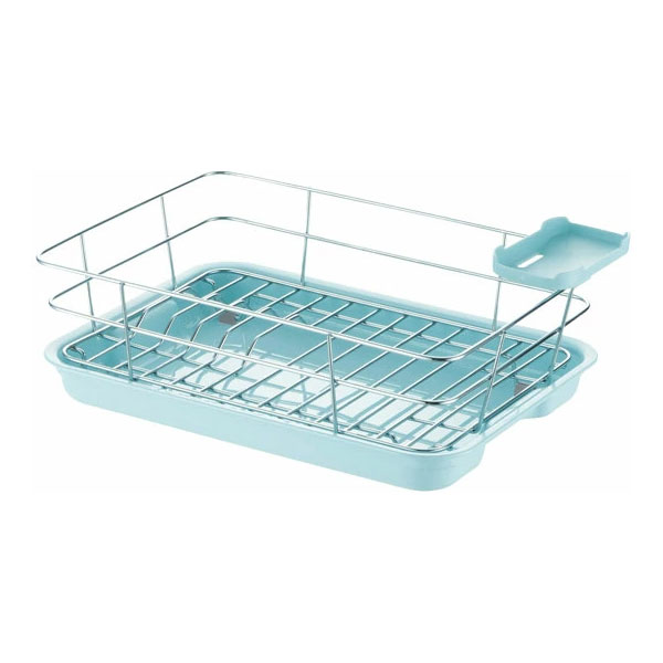 リッチェル シェリー ワイヤー水切りセット C ミントCheri Richell 16900-1 16901-8【ラック かご カゴ スリム コンパクト トレー】 ミントブルー