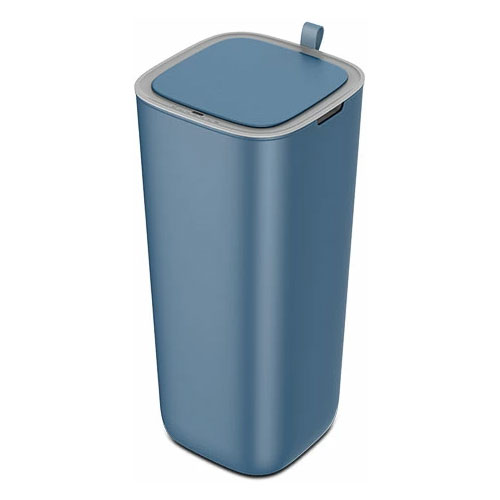 EKO モランディ スマート センサービン 30L 電池式 イーケーオー EK6288-30L【ゴミ箱 自動開閉 センサー 電動 スリム ダストボックス スクエア ふた付き センサーゴミ箱 キッチン リビング におい軽減】 ブルー