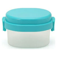 ジェルクール プラス ドーム S 300ml 抗菌 保冷剤一体型ランチボックス 三好製作所【GEL-COOL plus ドーム型 弁当箱 お弁当箱 防カビ 保冷ランチボックス 1段 保冷剤付き】ゴルゴンゾーラブルー