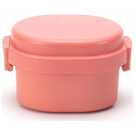 ジェルクール ドーム S 300ml 保冷剤一体型ランチボックス 三好製作所【GEL-COOL ドーム型 弁当箱 お弁当箱 保冷ランチボックス 1段 キッズ 子供用弁当箱 デザートケース デザート入れ フルーツ入れ フルーツケース】 オールマカロンピンク