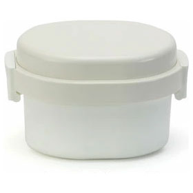 ジェルクール ドーム S 300ml 保冷剤一体型ランチボックス 三好製作所【GEL-COOL ドーム型 弁当箱 お弁当箱 保冷ランチボックス 1段 キッズ 子供用弁当箱 デザートケース デザート入れ フルーツ入れ フルーツケース】 オールミルクホワイト