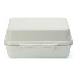 ジェルクール プラスデリ1段 490ml 保冷剤一体型ランチボックス【三好製作所 GEL-COOL plus deli 保冷 ランチボックス 弁当箱 日本製】 ミルクホワイト