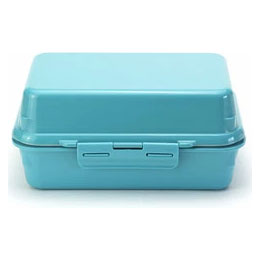 ジェルクール プラスデリ1段 490ml 保冷剤一体型ランチボックス【三好製作所 GEL-COOL plus deli 保冷 ランチボックス 弁当箱 日本製】 マカロンブルー