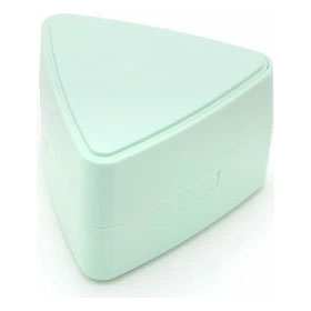 ジェルクール トライアングル おにぎりケース 保冷剤一体型ランチボックス 三好製作所 GEL-COOL triangle【おにぎり ケース 保冷 1個用 弁当箱 おにぎり入れ ランチグッズ 日本製】 ミントグリーン