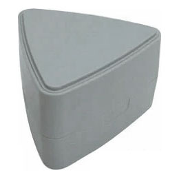 ジェルクール トライアングル おにぎりケース 保冷剤一体型ランチボックス 三好製作所 GEL-COOL triangle【おにぎり ケース 保冷 1個用 弁当箱 おにぎり入れ ランチグッズ 日本製】 オイスターグレー