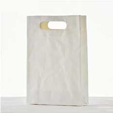 MATTROI マッチョイ ハンドホール ウォッシャブルペーパーバッグ【洗えるバッグ 手提げバッグ バッグ A4 ハンドメイド】 ホワイト