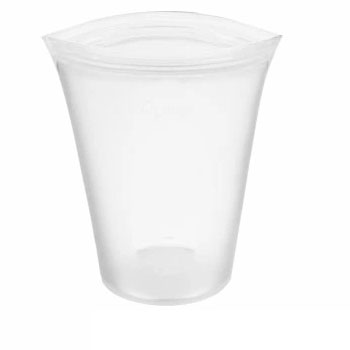 ZipTop ジップトップ カップL【CUP L シリコン 保存容器 保存袋 食品 ジップ袋 シリコンバッグ】 フロスト