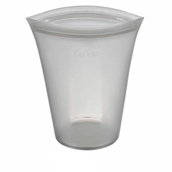 ZipTop ジップトップ カップL【CUP L シリコン 保存容器 保存袋 食品 ジップ袋 シリコンバッグ】 グレー