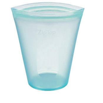 ZipTop ジップトップ カップM【CUP M シリコン 保存容器 保存袋 食品 ジップ袋 シリコンバッグ】 ティール
